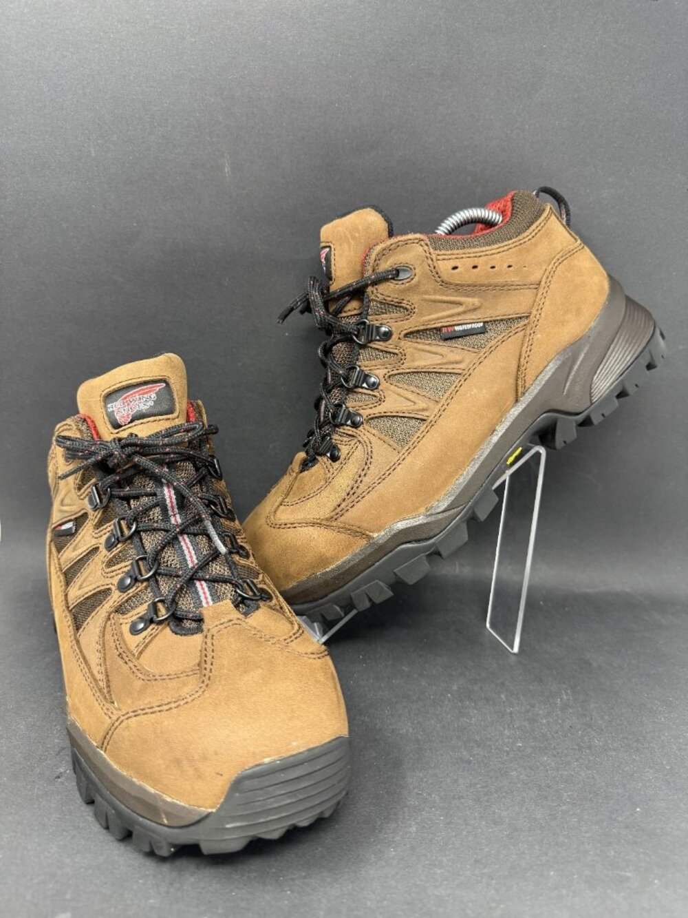 Red Wing Truhiker 6672 Aluminum Safety Toe Boots Mens 8.5 EE Waterproof Vibram